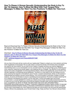 Best Books on How to Please a Woman Sexually: A Detailed Exploration